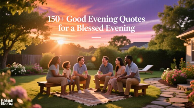 150+ Good Evening Quotes for a Blessed Evening