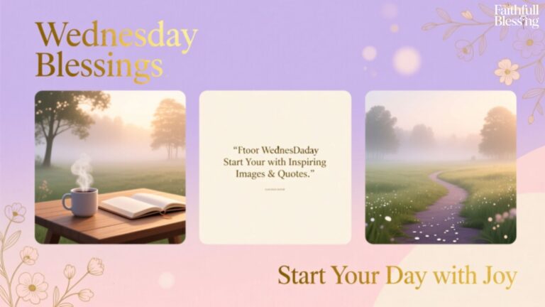 300+Wednesday Blessings :Start Your Day with images & quotes