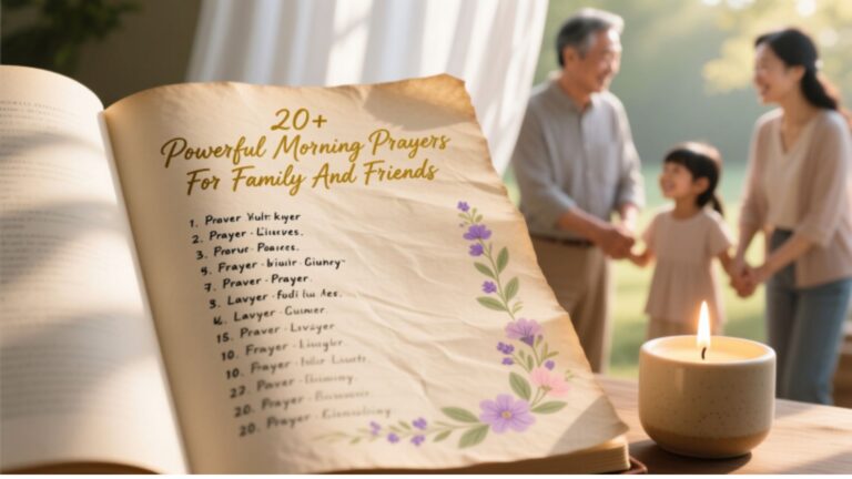 20+Powerful Morning Prayers For Family And Friends