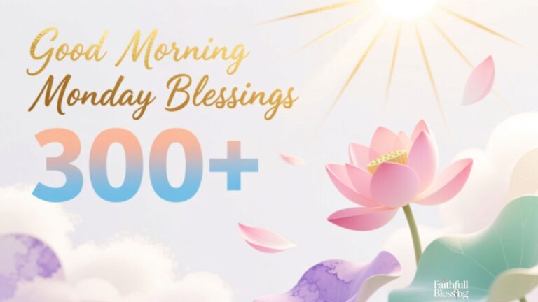 300+ Good Morning Monday Blessings to Start Your Week Right